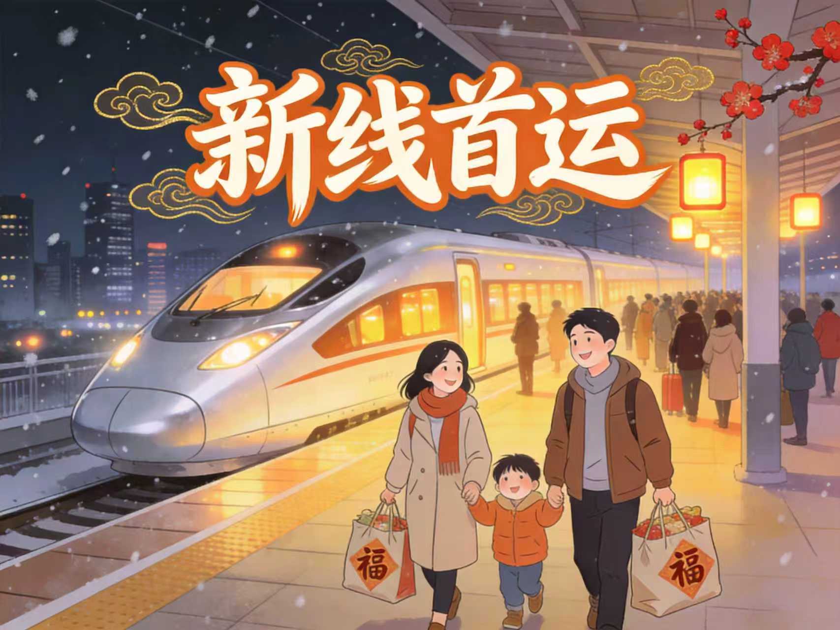 皇冠登1登2登3申请_新线首运｜首迎春运皇冠登1登2登3申请，西延高铁见证老区“归途”之变